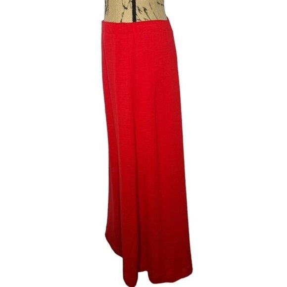 Vintage 60s 70s Mid Century Pendleton Red Wool Maxi Skirt - Picture 3 of 9